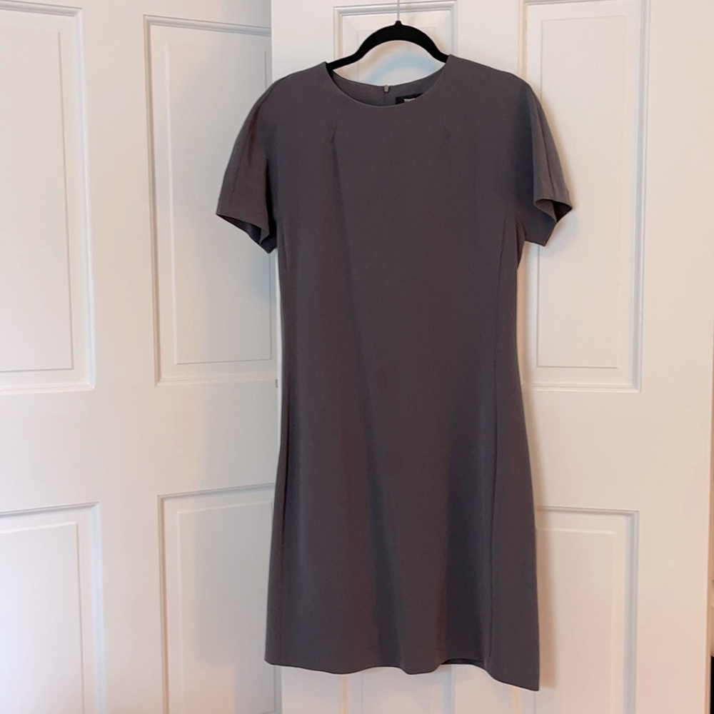 Theory dark grey shift dress size L